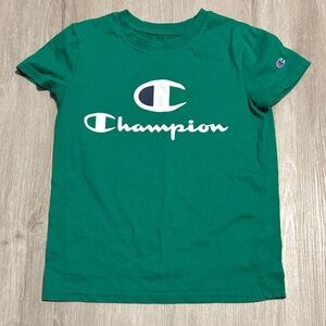 Champion Kids Tee in Bold‎ Green